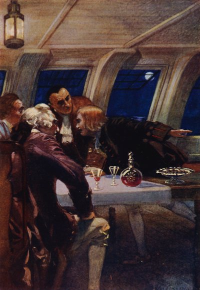 トレジャーアイランドのイラスト 作： John Cameron